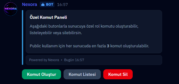 Komut Oluşturma Görseli